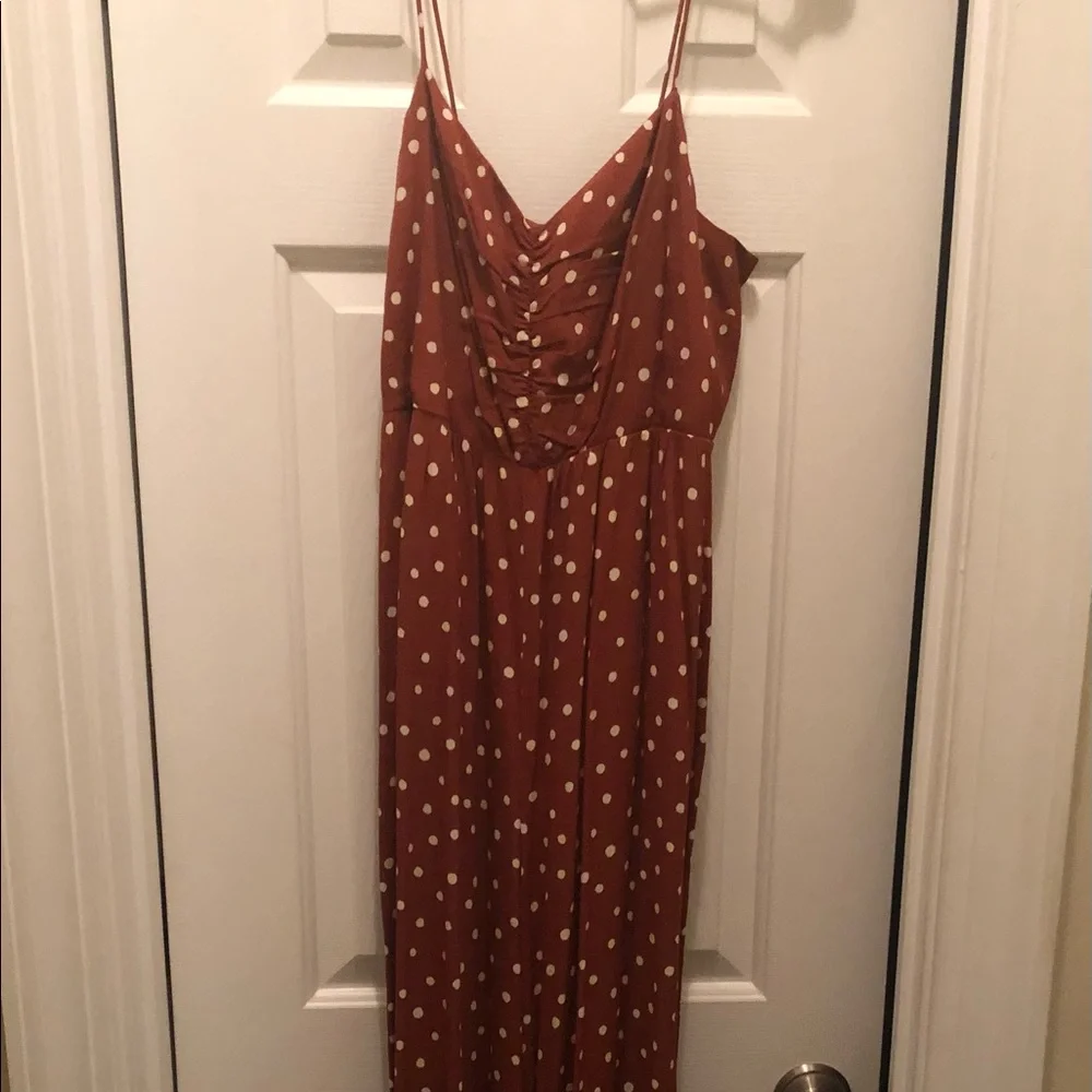 NWOT MADEWELL RUCHED WIDE LEG JUMPSUIT, SOLD OUT - Picture 9 of 16